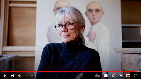 1:1 interview with Dutch contemporary painter Ellen de Meijer, Amsterdam 2023